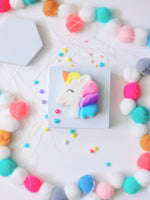 Bombe moussante Licorne crinière multicolore