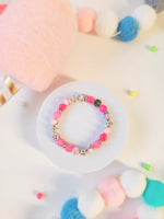 Bracelet avec pierres semi précieuses ( Collaboration avec Bracelet Création ONE )