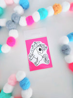 Aimant à colorier en collaboration avec Les aimants de Gaby