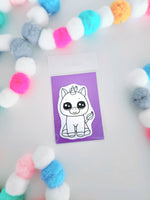 Aimant à colorier en collaboration avec Les aimants de Gaby