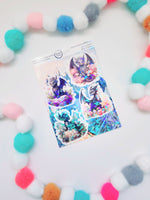 Autocollant en vinyle en collaboration avec Créations bedon de laine