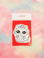 Aimant à colorier en collaboration avec Les aimants de Gaby