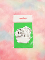 Aimant à colorier en collaboration avec Les aimants de Gaby