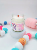 Bougie de soja licorne Coquine & Agréable
