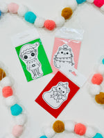 Aimant à colorier en collaboration avec Les aimants de Gaby