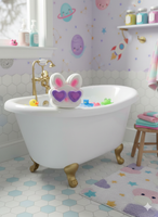 Bombe de bain Lapin lunette en coeur