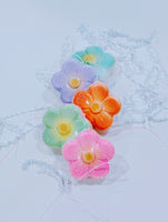 Bombe moussante fleur (rose et turquoise)