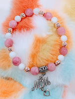 Bracelet avec pierres semi précieuses ( Collaboration avec Bracelet Création ONE )