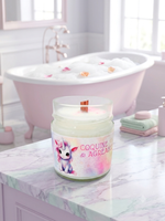 Bougie de soja licorne Coquine & Agréable