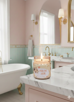 Bougie avec mèche de bois Feu de joie