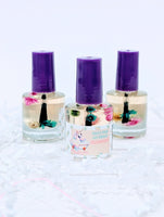 Huile pour ongles (Couvercle mauve)