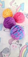 Mousse de bain Boule de crème glacée (rose gomme balloune)