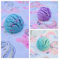 Mousse de bain Boule de crème glacée (rose gomme balloune)