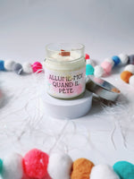 Bougie humoristique ou avec ton texte