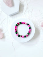 Bracelet avec pierres semi précieuses ( Collaboration avec Bracelet Création ONE )