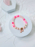 Bracelet avec pierres semi précieuses ( Collaboration avec Bracelet Création ONE )