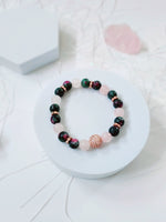 Bracelet avec pierres semi précieuses ( Collaboration avec Bracelet Création ONE )