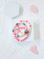 Bracelet avec pierres semi précieuses ( Collaboration avec Bracelet Création ONE )