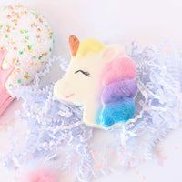 Bombe moussante Licorne crinière multicolore