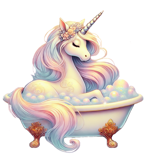 Bombe et potion magique de licorne