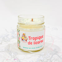 Bougie de soja Tropique de licorne