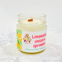 Bougie de soja Limoncello unicorn sprinkles