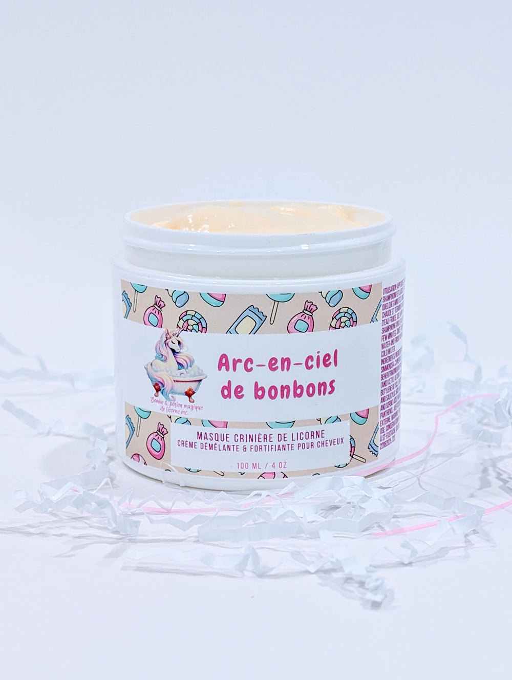 Masque capillaire Crinière de licorne ( revitalisant )