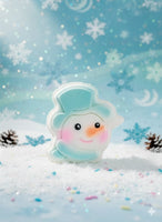 Bombe moussante bonhomme de neige
