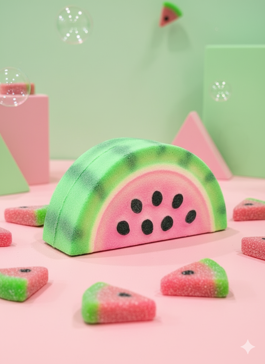 Bombe moussante Melon d'eau