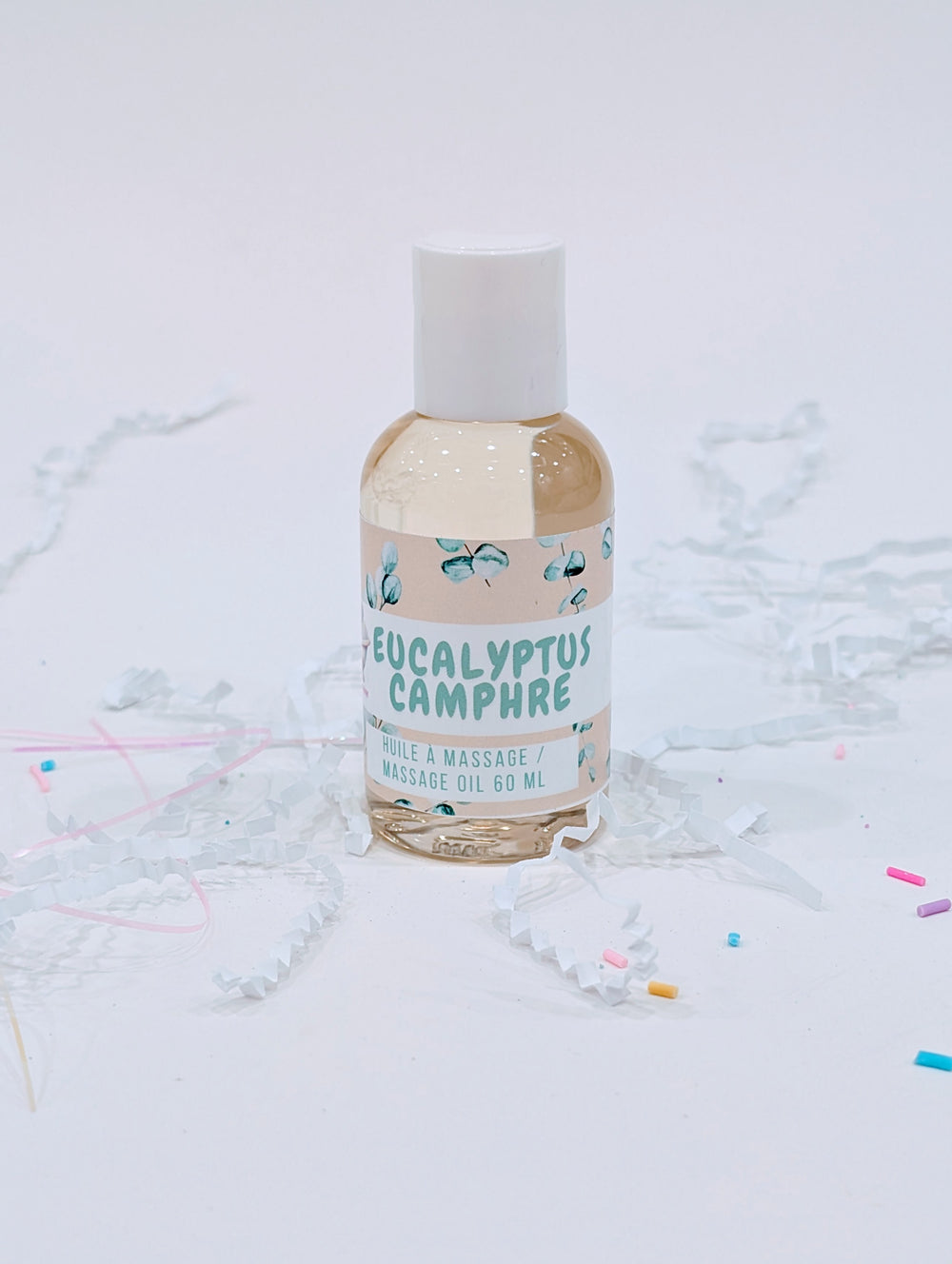 Huile de massage eucalyptus camphre