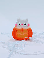 Bombe de bain chat citrouille
