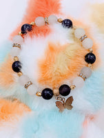 Bracelet avec pierres semi précieuses ( Collaboration avec Bracelet Création ONE )
