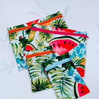 Sac réutilisable divers  ( collation / sandwich)